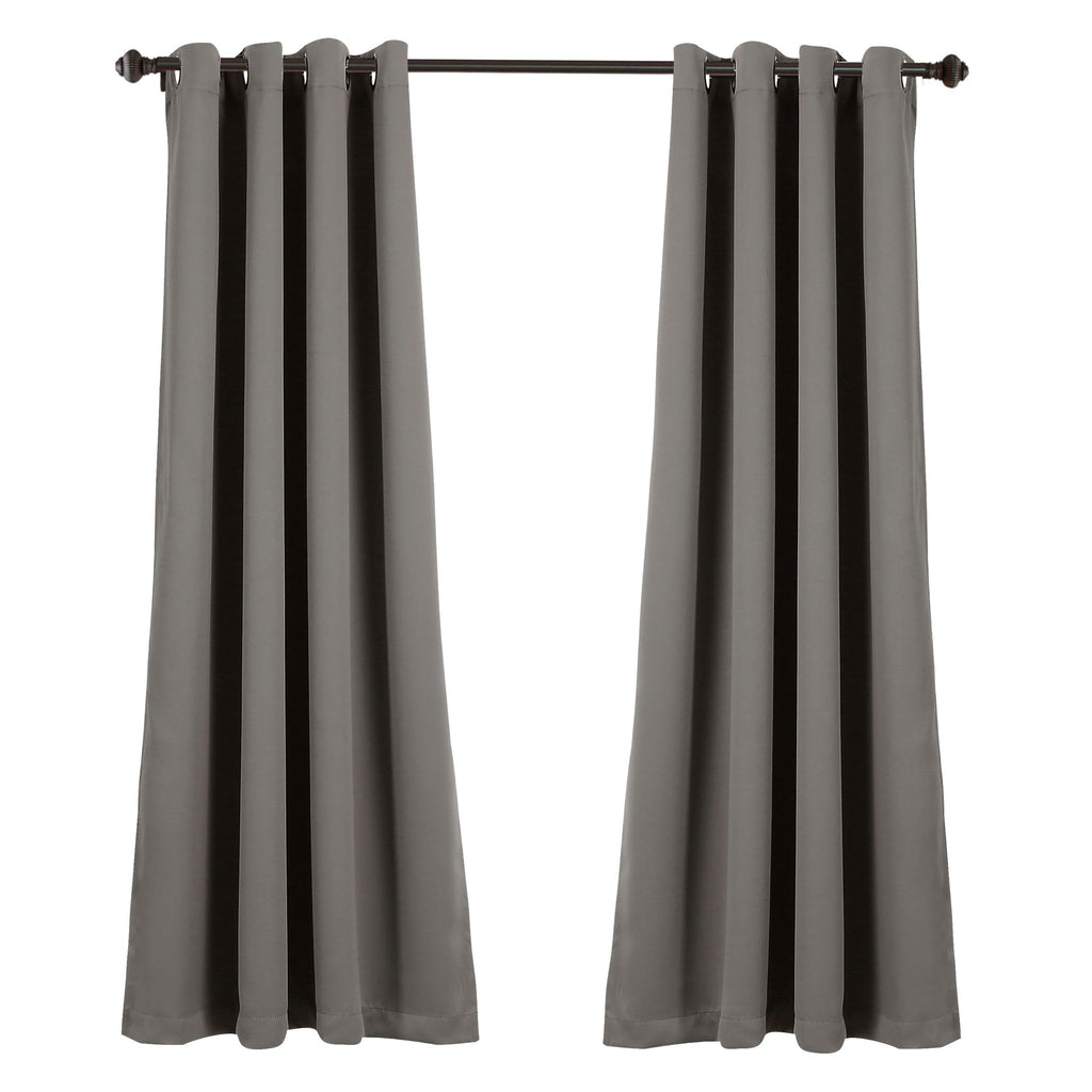Paire de rideaux occultants à œillets isolés Lush Decor