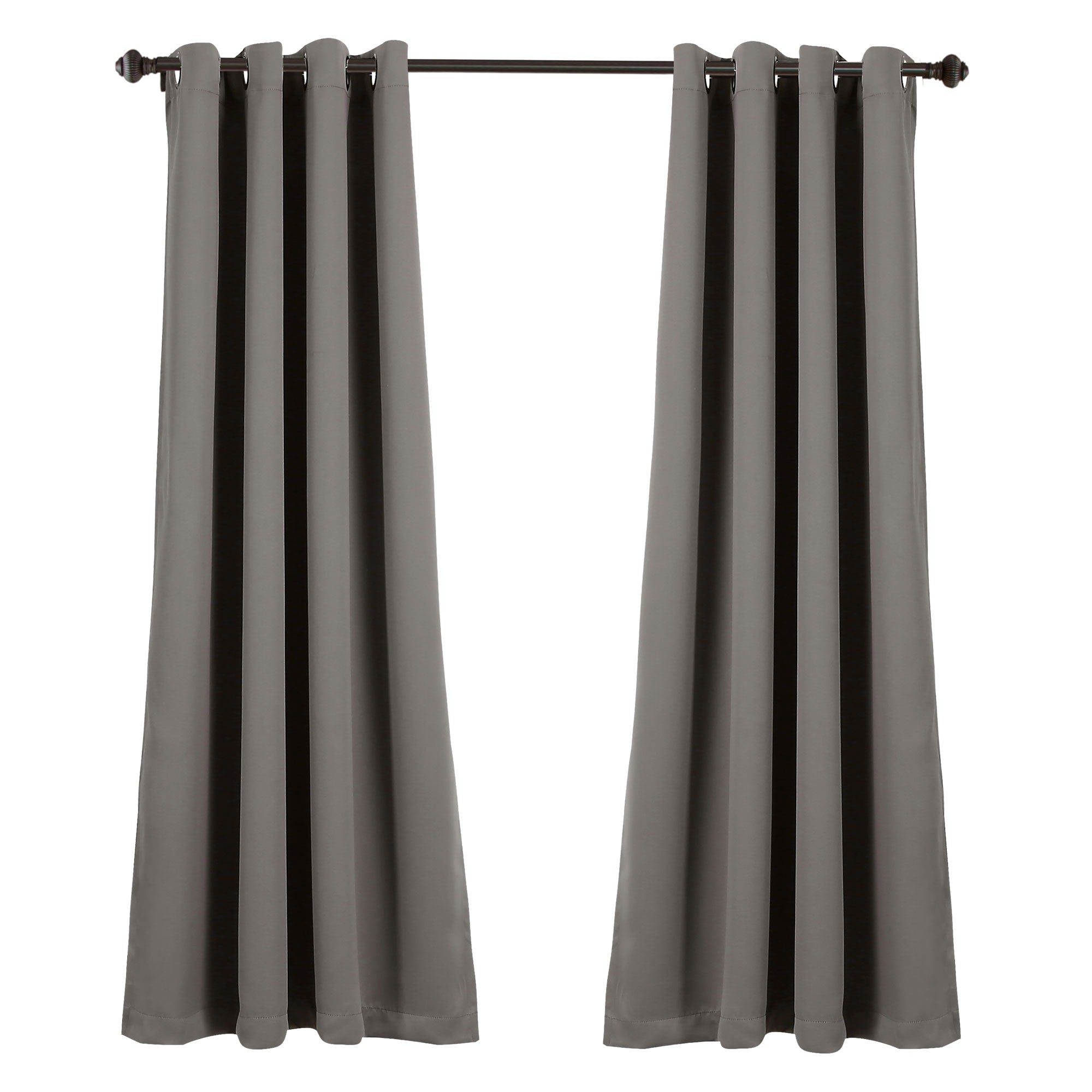 Paire de rideaux occultants à œillets isolés Lush Decor