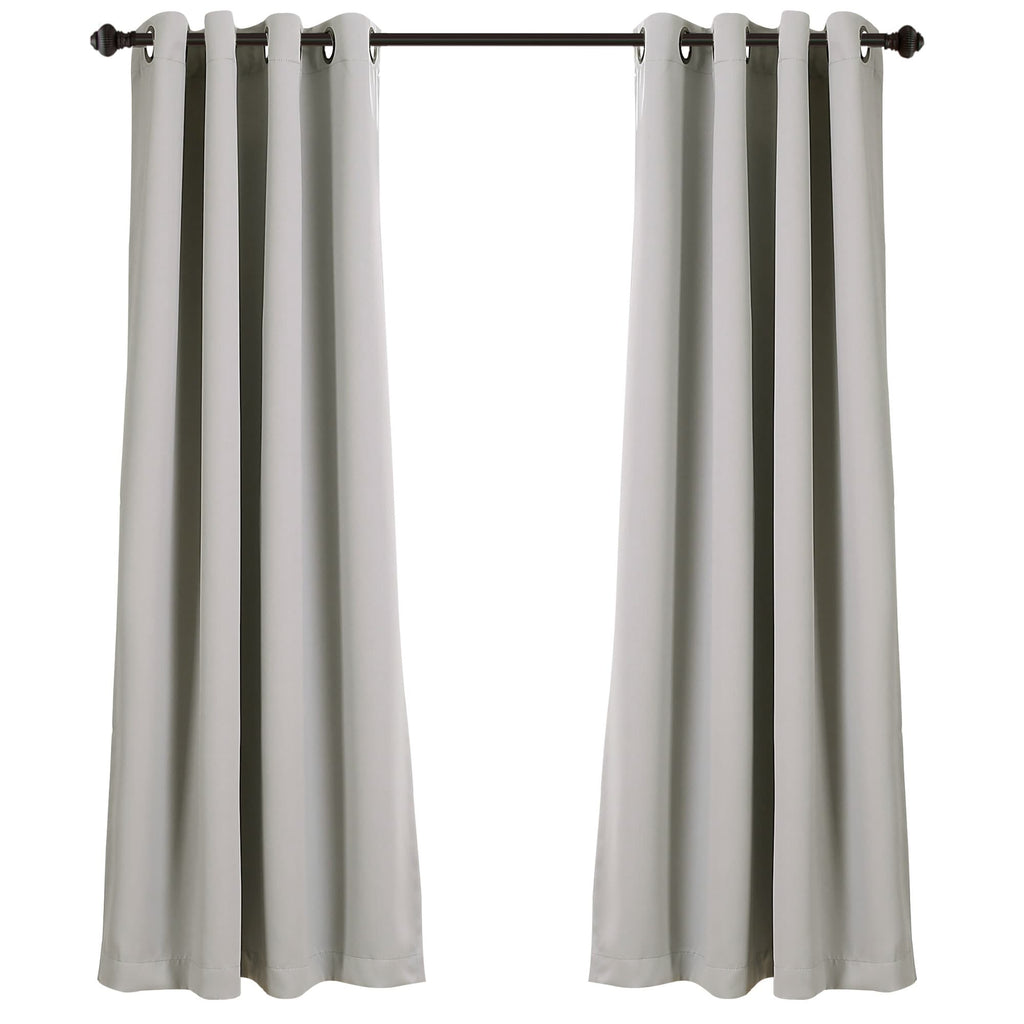 Paire de rideaux occultants à œillets isolés Lush Decor