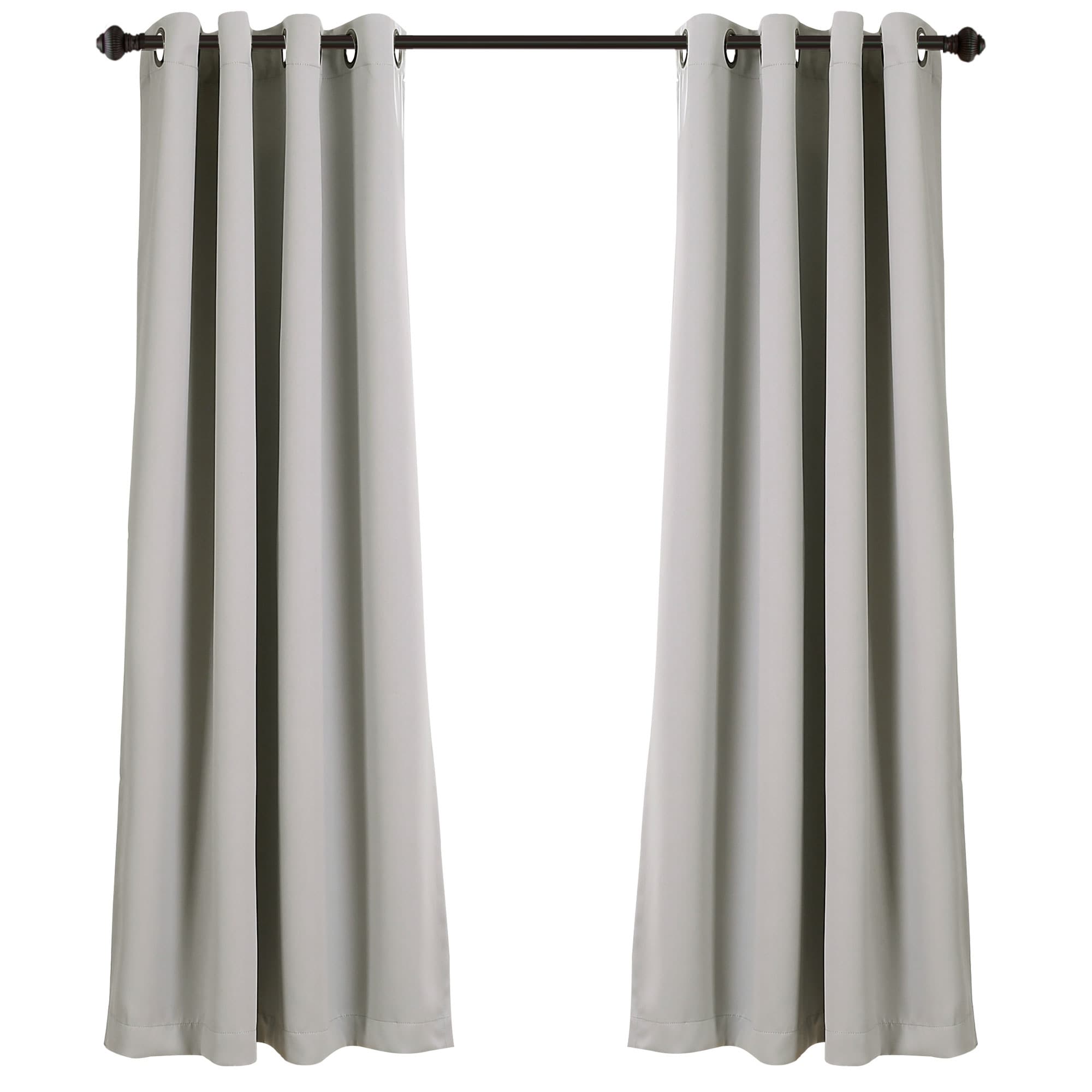 Paire de rideaux occultants à œillets isolés Lush Decor