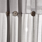 Rideau de fenêtre à panneau simple en lin Lush Decor