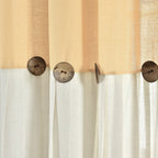 Rideau de fenêtre à panneau simple en lin Lush Decor