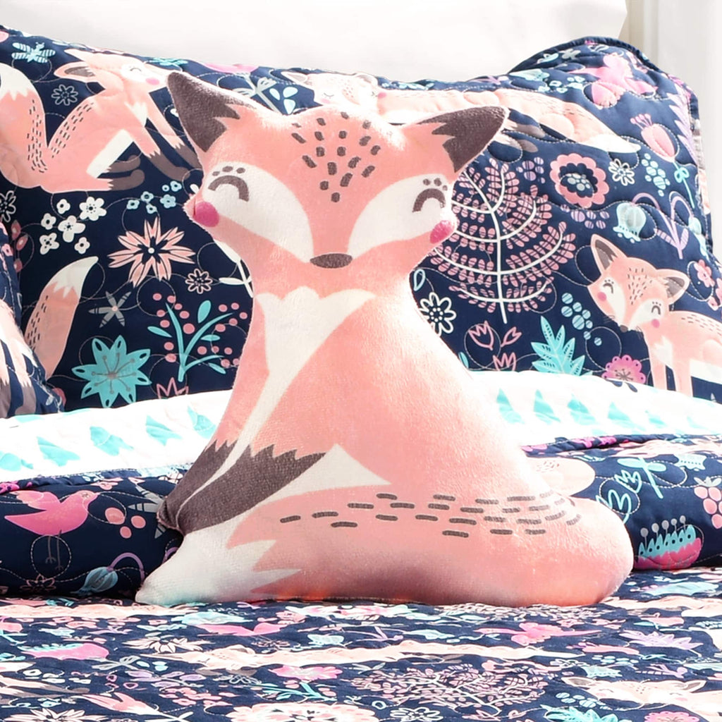 Ensemble de courtepointe 4 pièces Lush Decor Pixie Fox