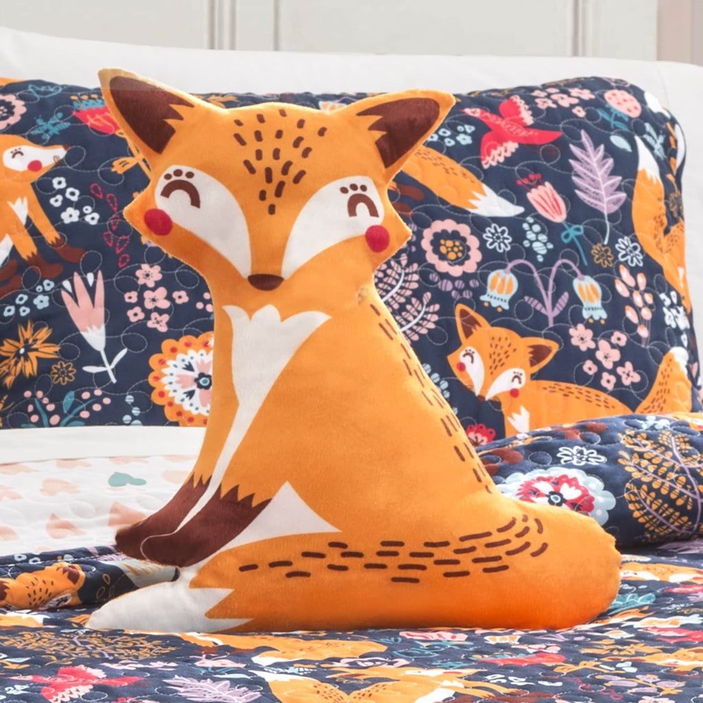 Ensemble de courtepointe 4 pièces Lush Decor Pixie Fox