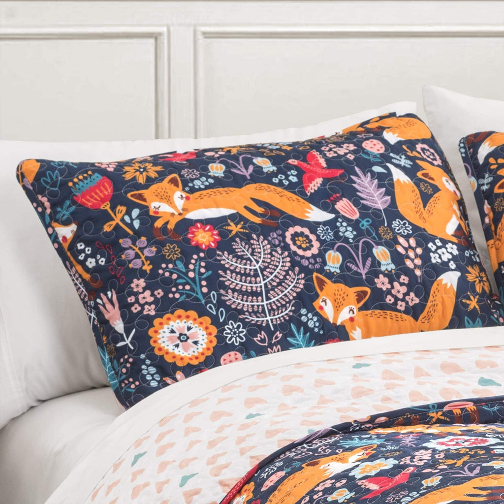 Ensemble de courtepointe 4 pièces Lush Decor Pixie Fox