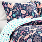 Ensemble de courtepointe 4 pièces Lush Decor Pixie Fox