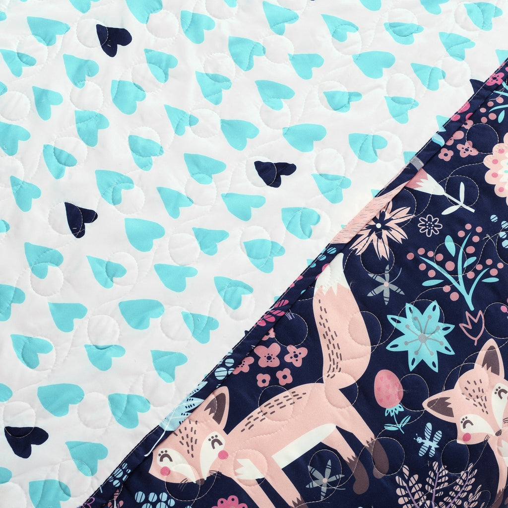 Ensemble de courtepointe 4 pièces Lush Decor Pixie Fox