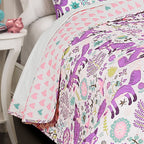 Ensemble de courtepointe 4 pièces Lush Decor Pixie Fox