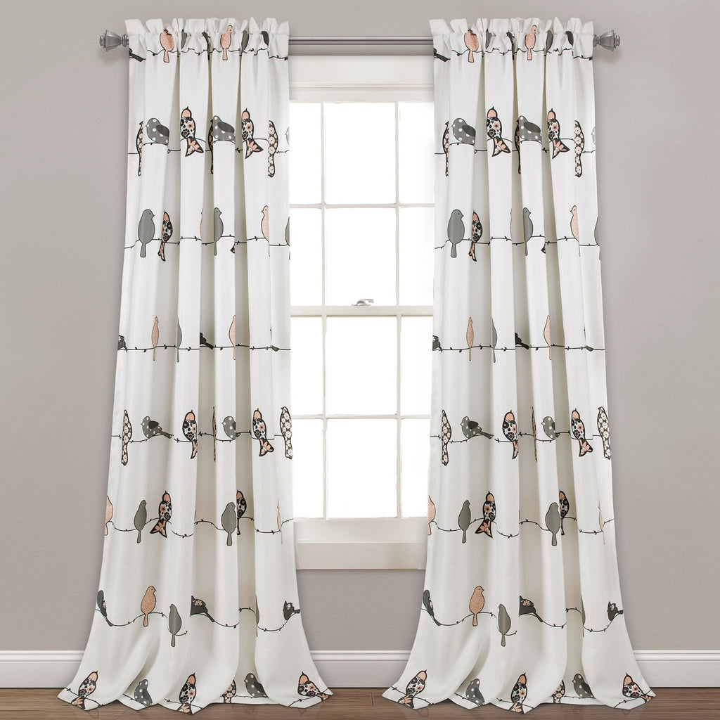 Paire de rideaux occultants Rowley Birds de Lush Decor