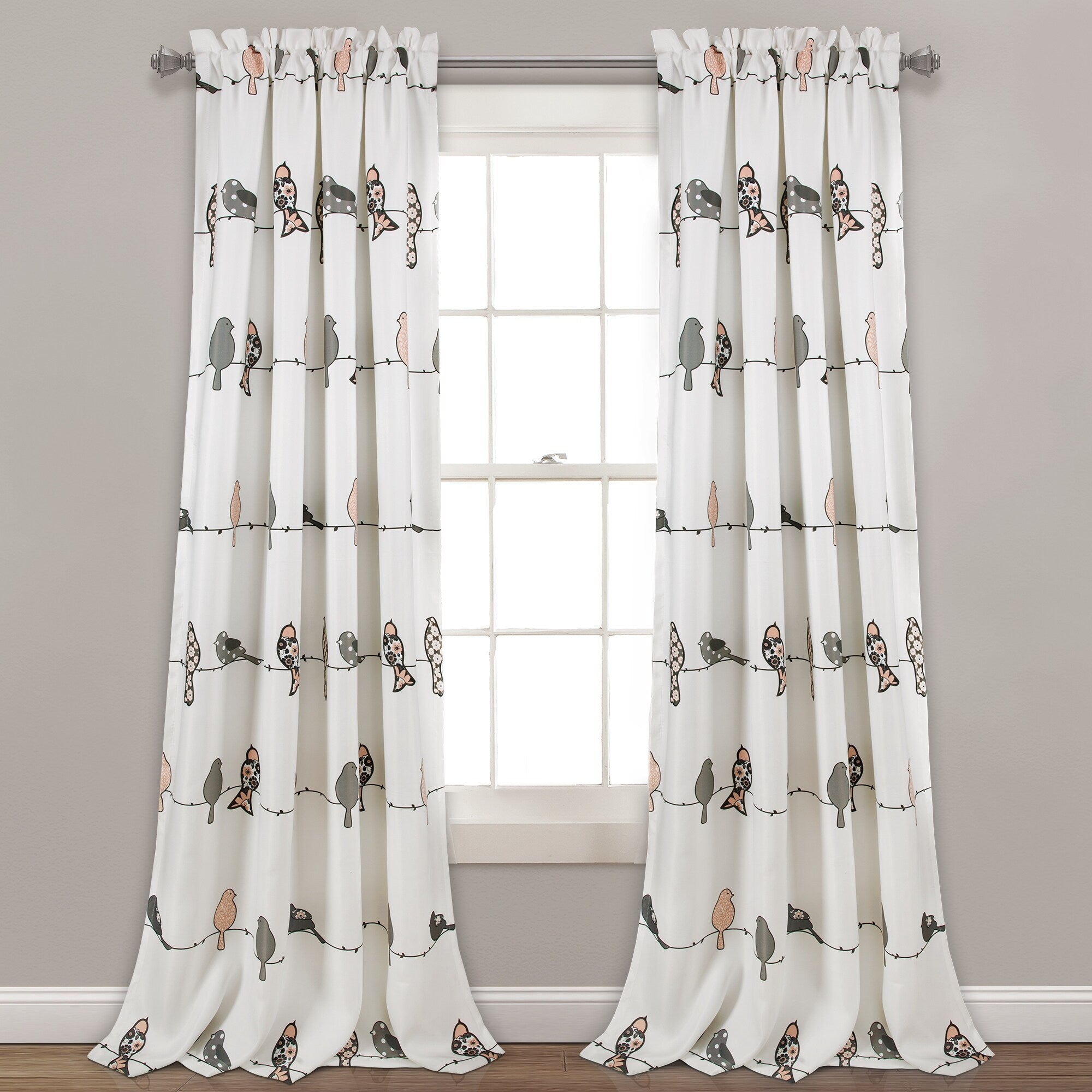 Paire de rideaux occultants Rowley Birds de Lush Decor