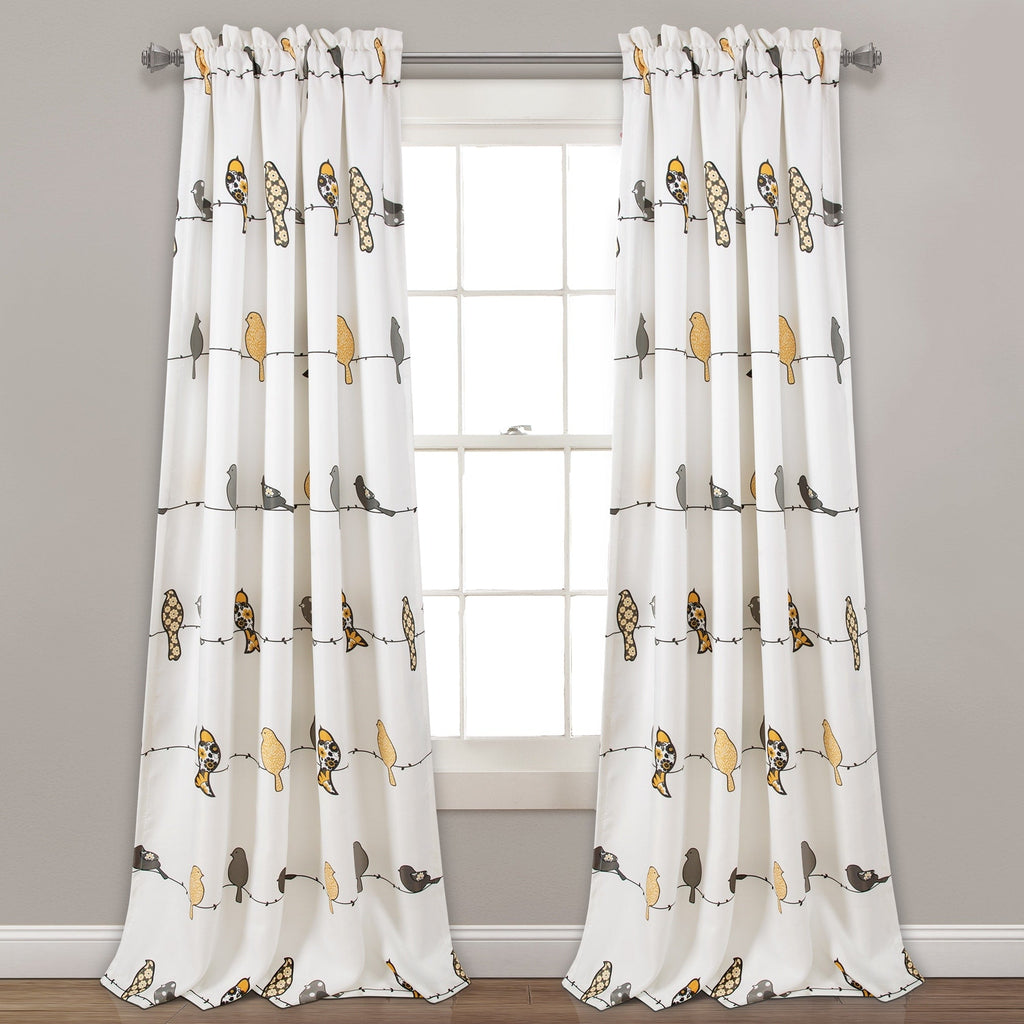 Paire de rideaux occultants Rowley Birds de Lush Decor
