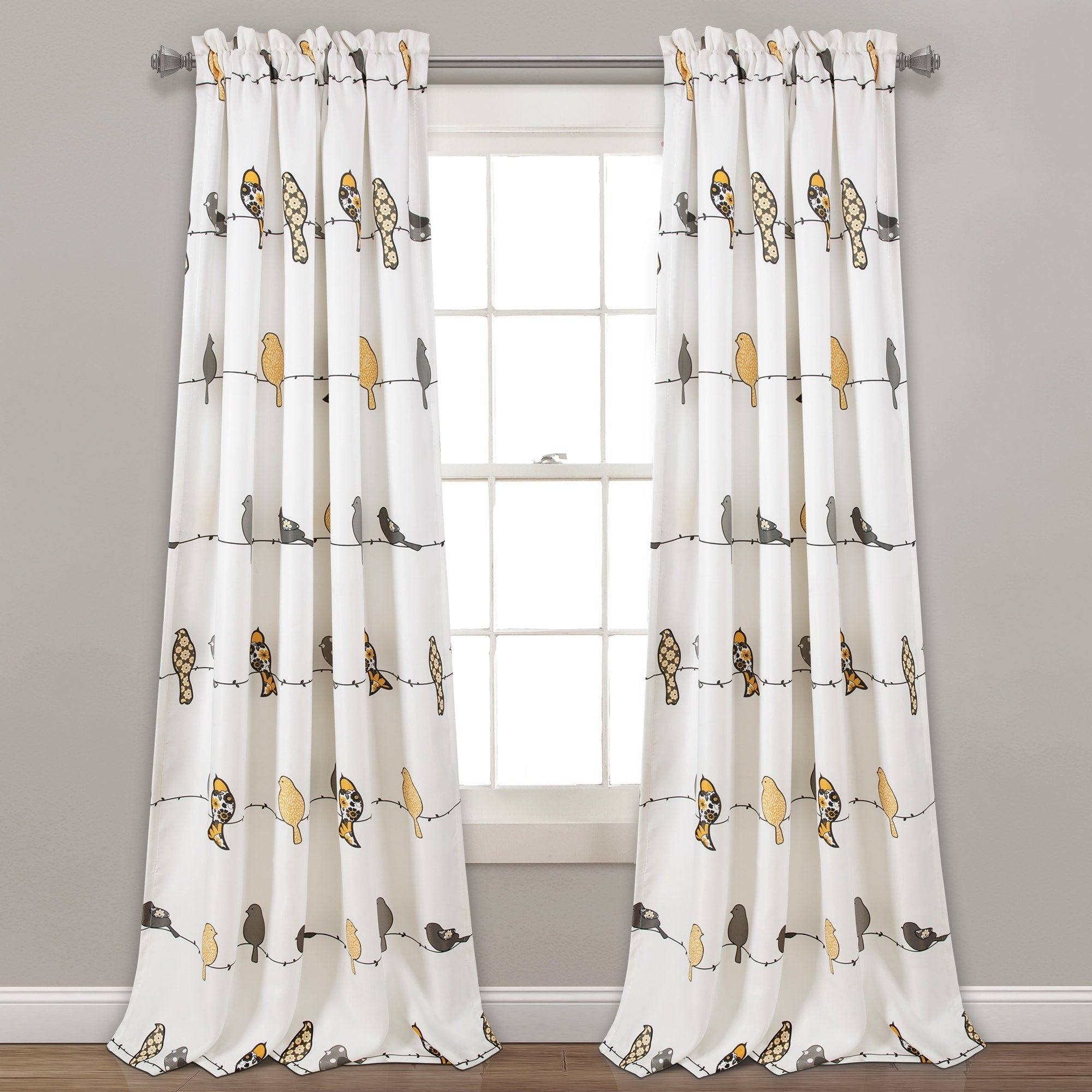 Paire de rideaux occultants Rowley Birds de Lush Decor