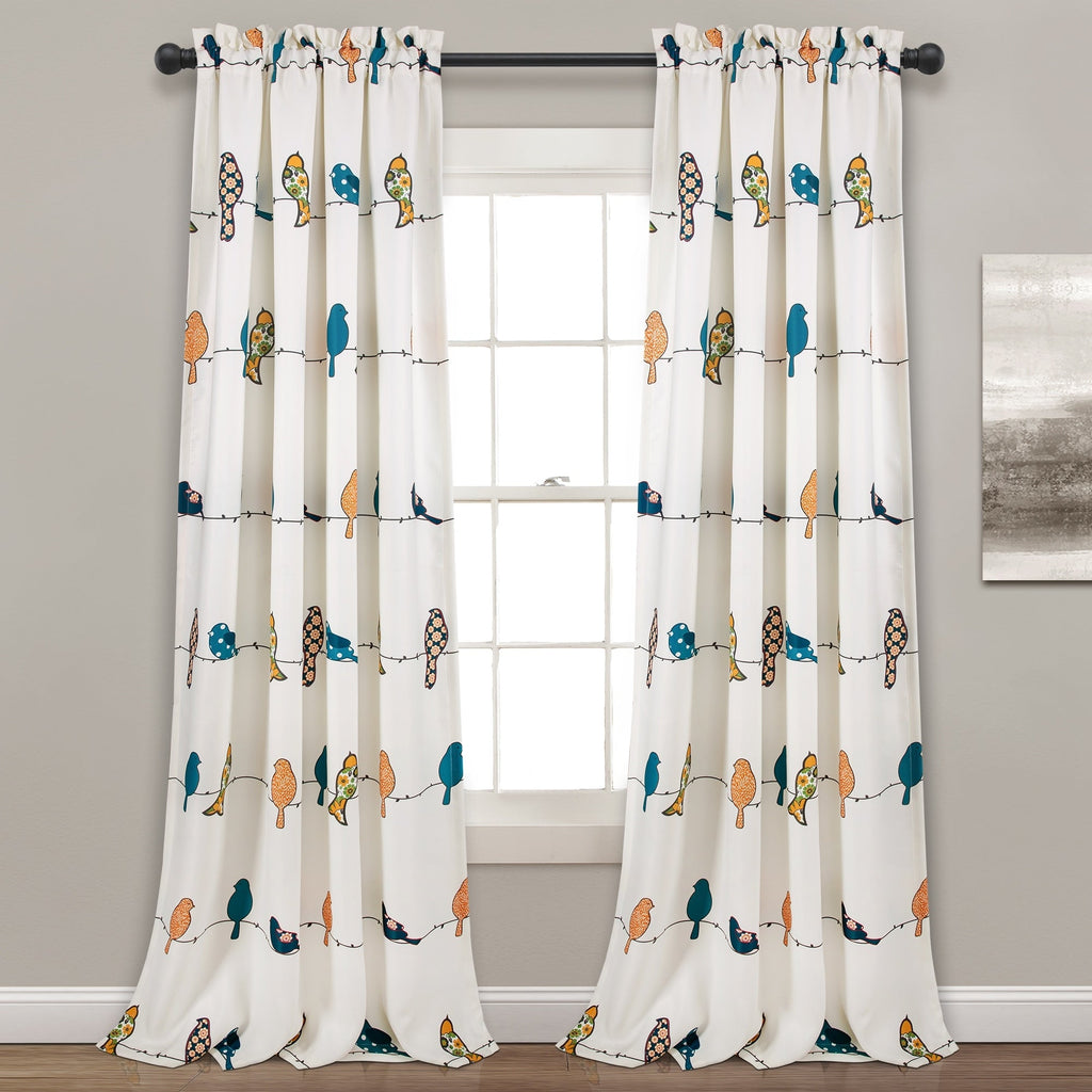 Paire de rideaux occultants Rowley Birds de Lush Decor