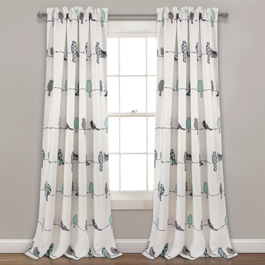 Paire de rideaux occultants Rowley Birds de Lush Decor