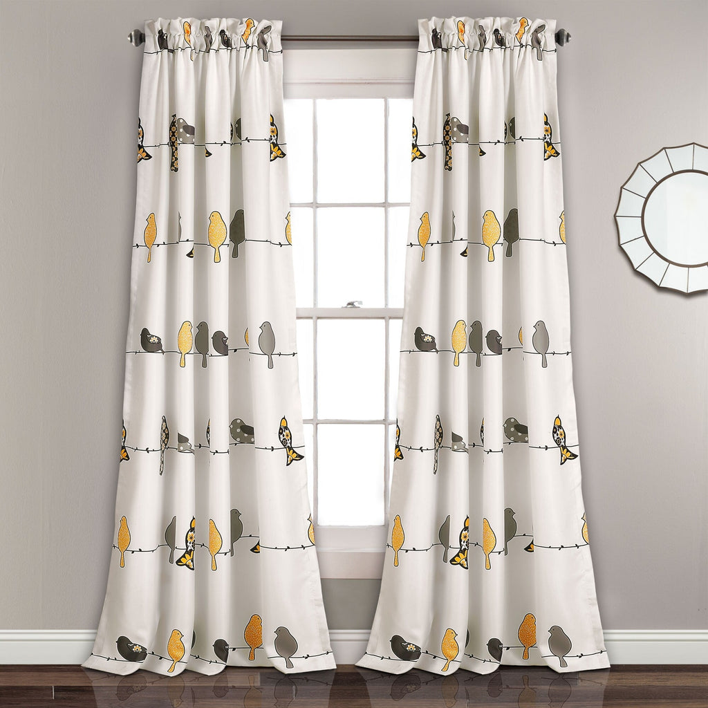 Paire de rideaux occultants Rowley Birds de Lush Decor