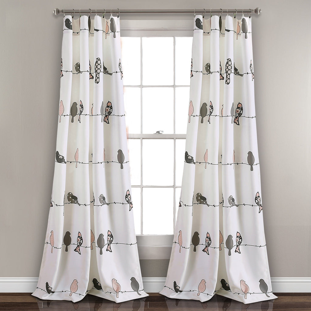 Paire de rideaux occultants Rowley Birds de Lush Decor