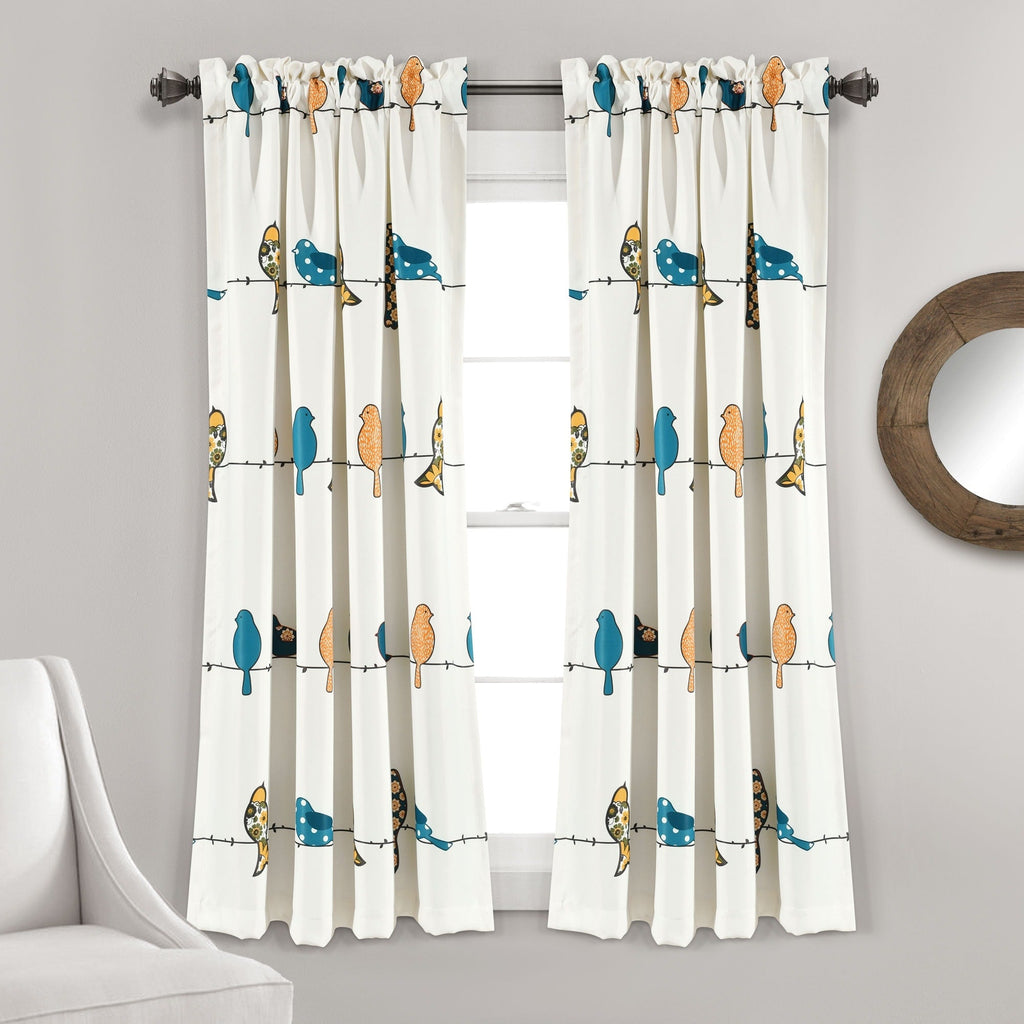 Paire de rideaux occultants Rowley Birds de Lush Decor