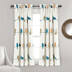Paire de rideaux occultants Rowley Birds de Lush Decor