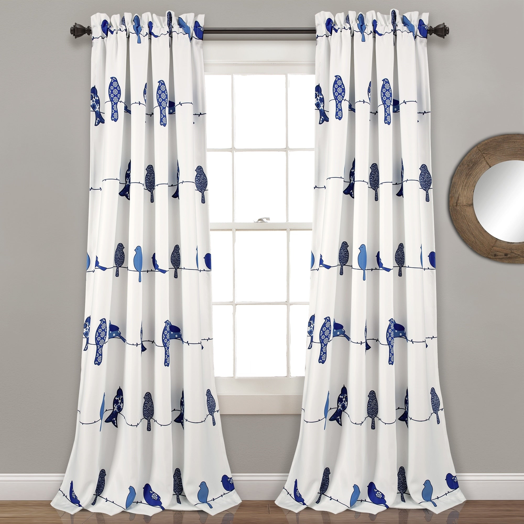 Paire de rideaux occultants Rowley Birds de Lush Decor