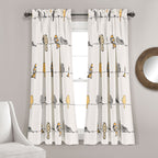 Paire de rideaux occultants Rowley Birds de Lush Decor