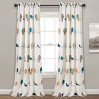 Paire de rideaux occultants Rowley Birds de Lush Decor