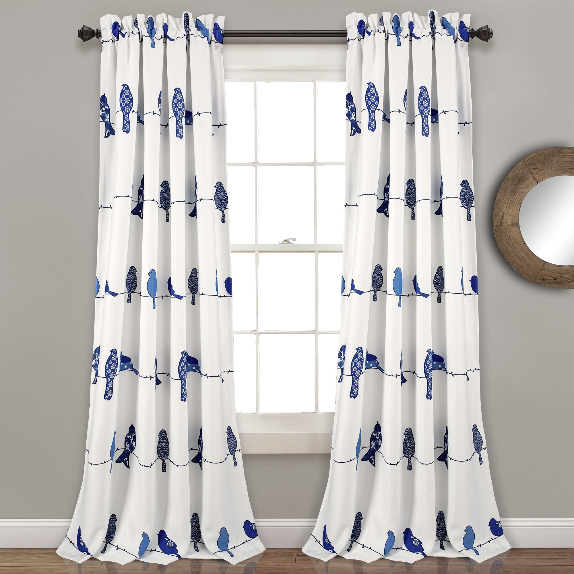 Paire de rideaux occultants Rowley Birds de Lush Decor