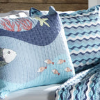 Ensemble de courtepointe en coton 3 pièces Lush Decor Sealife