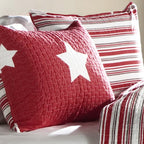 Ensemble de courtepointe 3 pièces en coton à motif étoilé Lush Decor