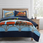 Couette Lush Decor Trains à vapeur
