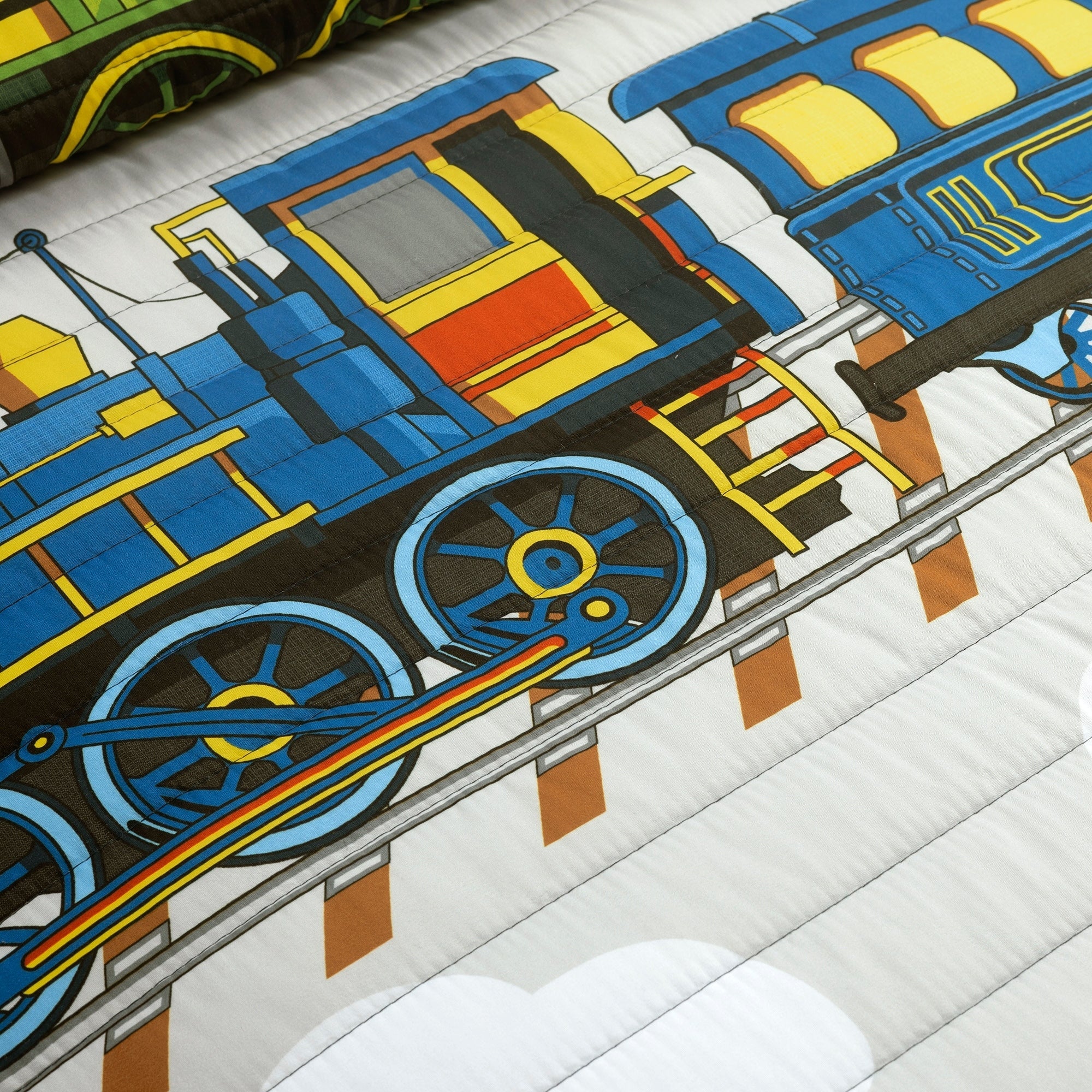 Couette Lush Decor Trains à vapeur