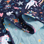 Ensemble de courtepointe à motif licorne/cœur Marguerite Porch &amp; Den