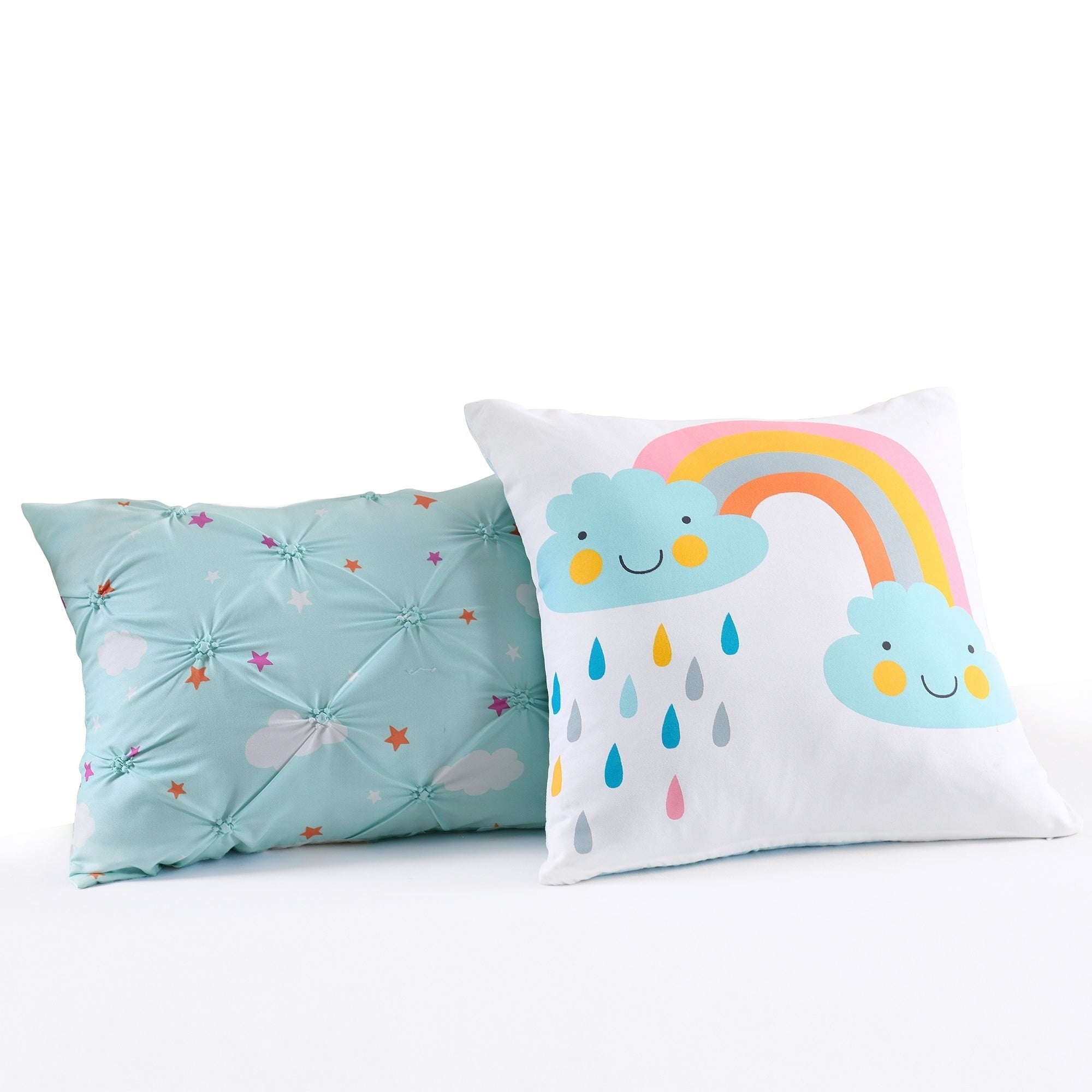 Ensemble de courtepointe à motif licorne/cœur Marguerite Porch &amp; Den
