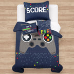 Ensemble de courtepointe 5 pièces pour enfants Lush Decor à thème jeux vidéo