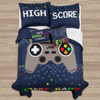 Ensemble de courtepointe 5 pièces pour enfants Lush Decor à thème jeux vidéo