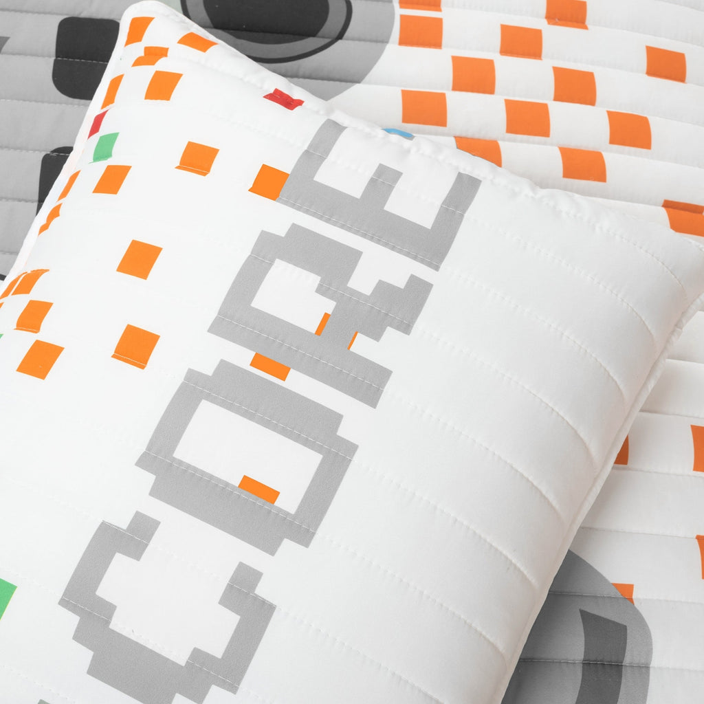 Ensemble de courtepointe 5 pièces pour enfants Lush Decor à thème jeux vidéo