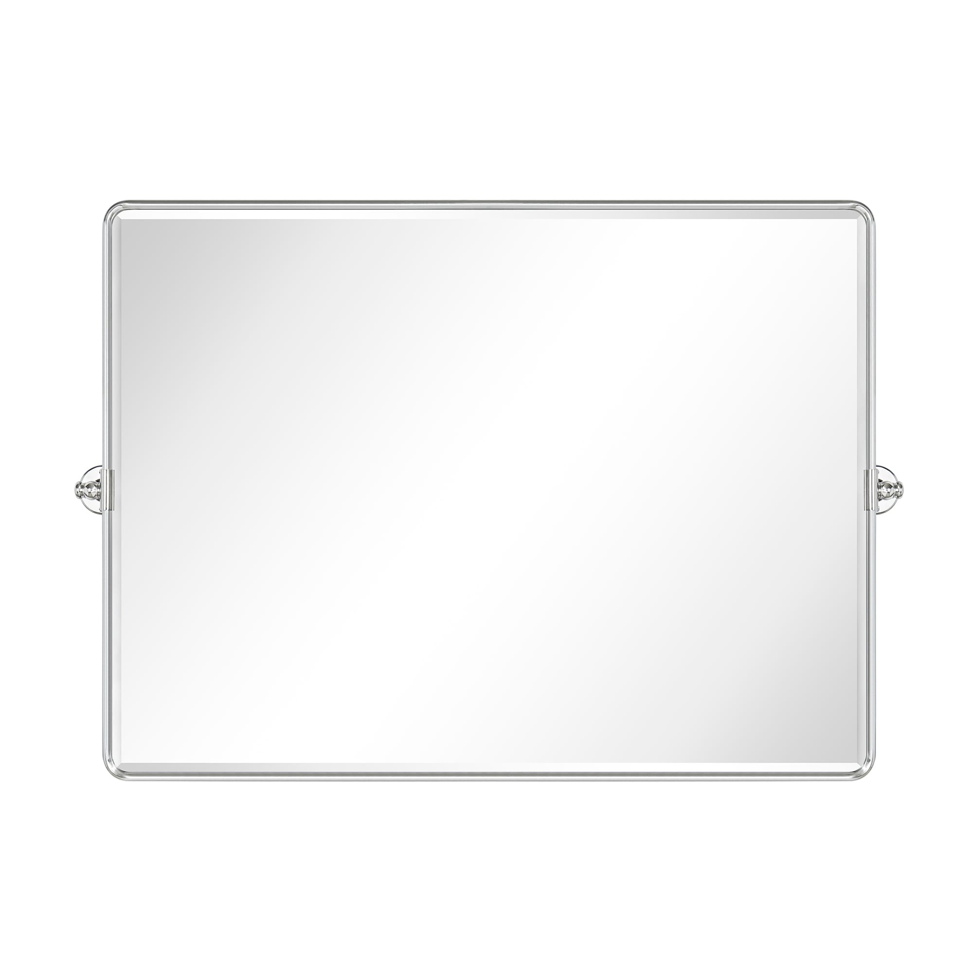 Miroir de salle de bain/de vanité biseauté horizontal TEHOME Lutalo