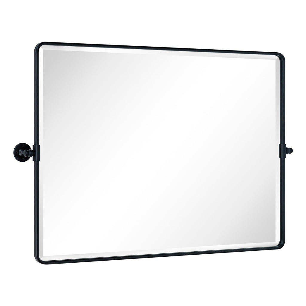 Miroir de salle de bain/de vanité biseauté horizontal TEHOME Lutalo