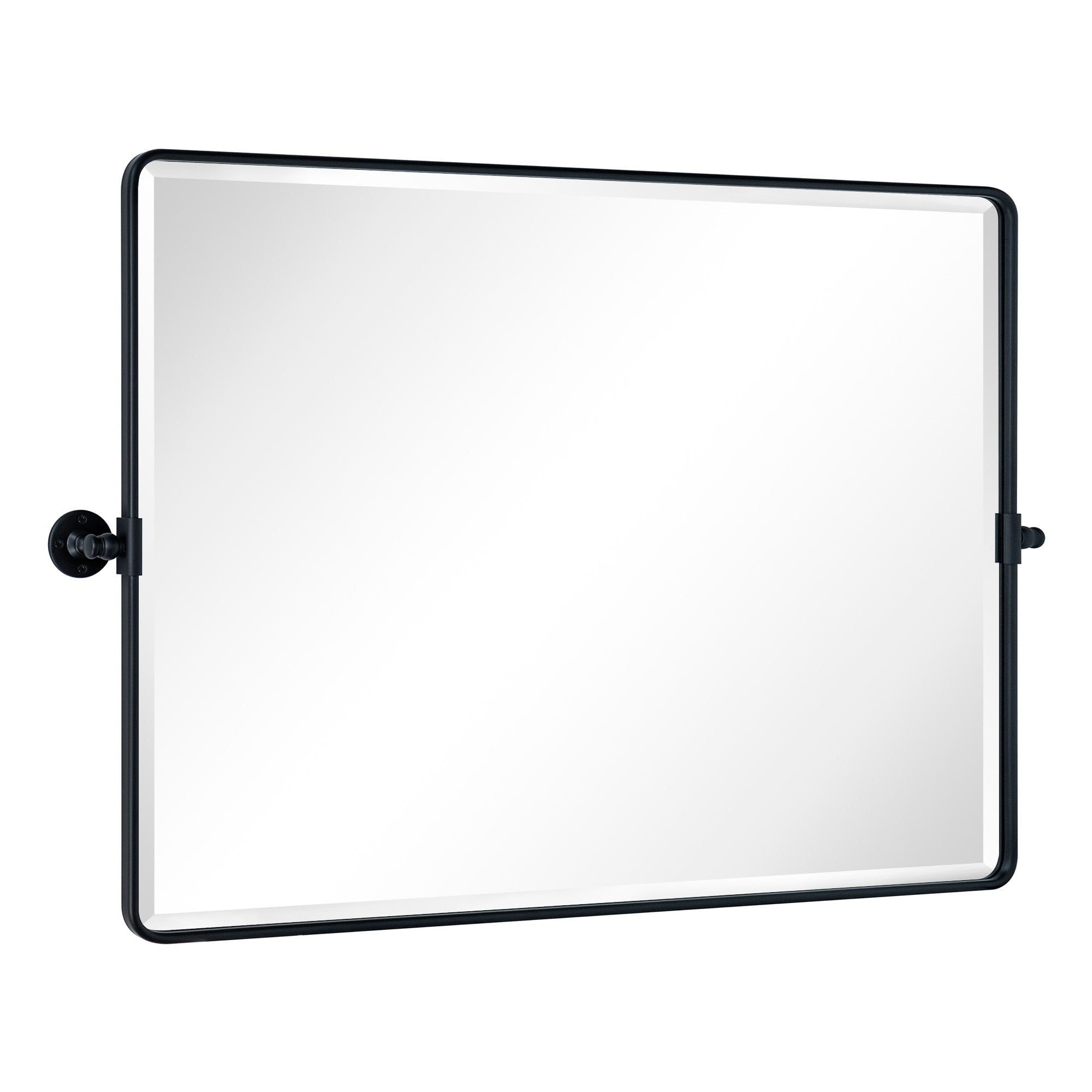 Miroir de salle de bain/de vanité biseauté horizontal TEHOME Lutalo