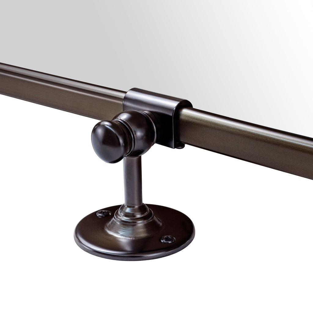Miroir de salle de bain/de vanité biseauté horizontal TEHOME Lutalo