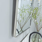 Miroir de salle de bain/de vanité biseauté horizontal TEHOME Lutalo