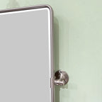 Miroir de salle de bain/de vanité biseauté horizontal TEHOME Lutalo