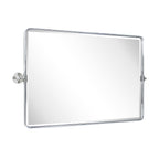 Miroir de salle de bain/de vanité biseauté horizontal TEHOME Lutalo