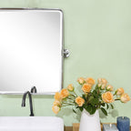 Miroir de salle de bain/de vanité biseauté horizontal TEHOME Lutalo