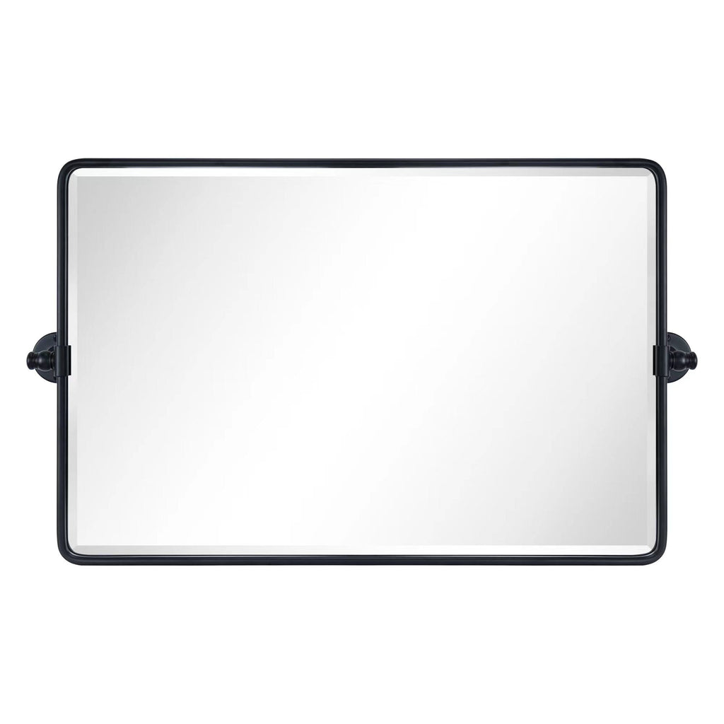Miroir de salle de bain/de vanité biseauté horizontal TEHOME Lutalo
