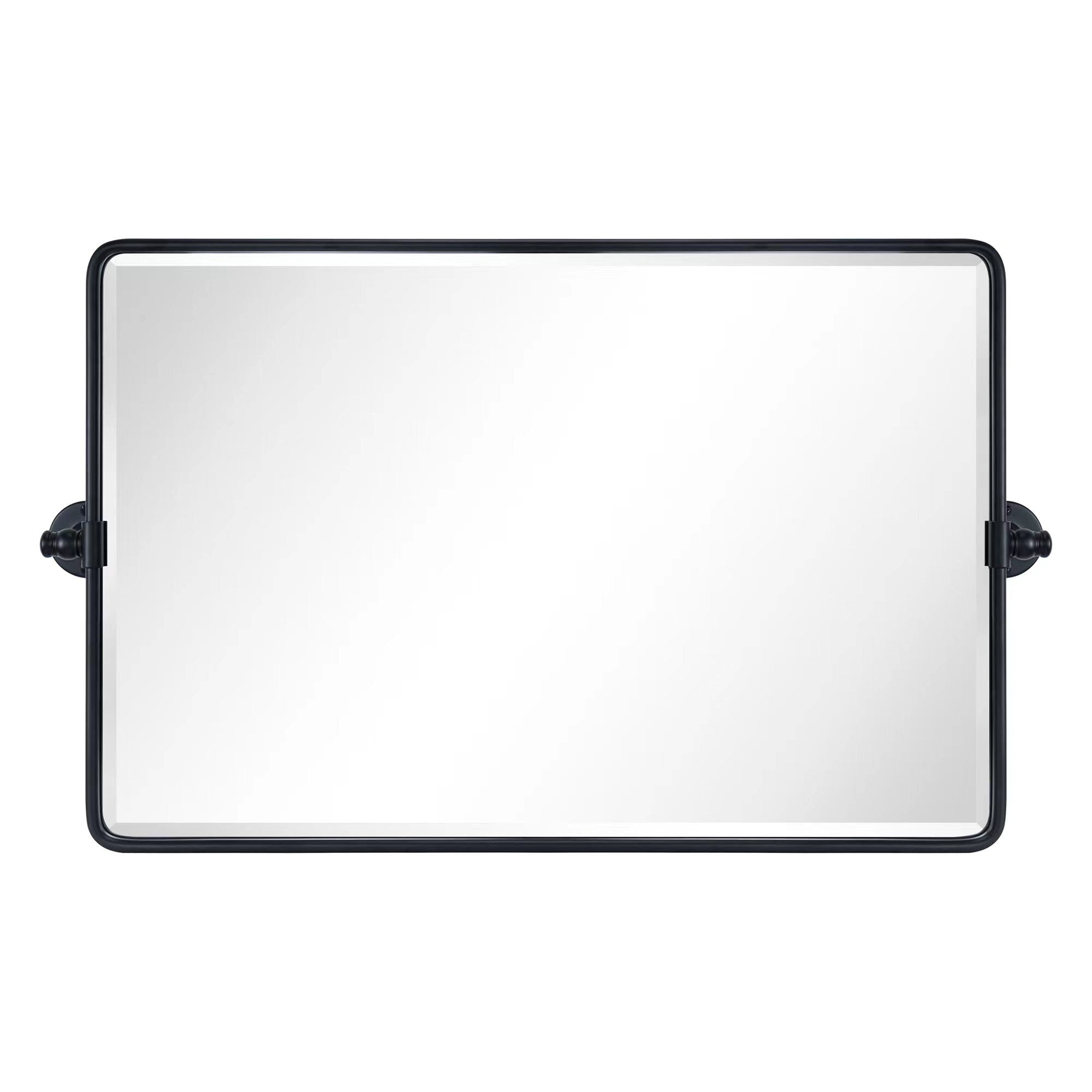 Miroir de salle de bain/de vanité biseauté horizontal TEHOME Lutalo