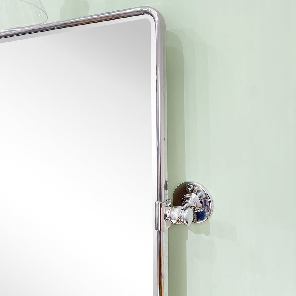 Miroir de salle de bain/de vanité biseauté horizontal TEHOME Lutalo