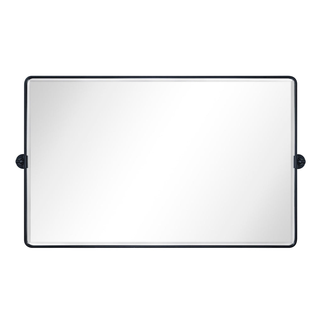 Miroir de salle de bain/de vanité biseauté horizontal TEHOME Lutalo