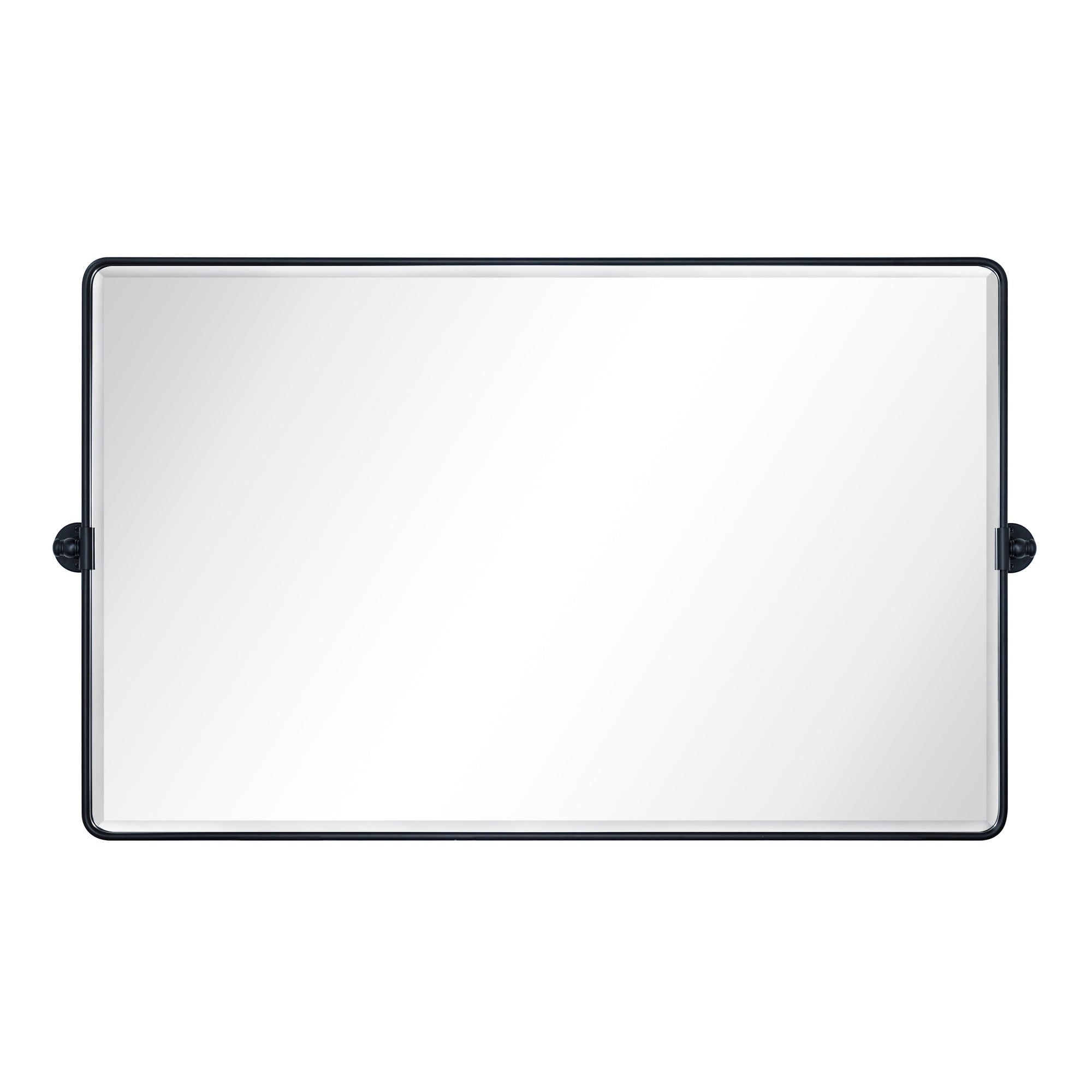 Miroir de salle de bain/de vanité biseauté horizontal TEHOME Lutalo