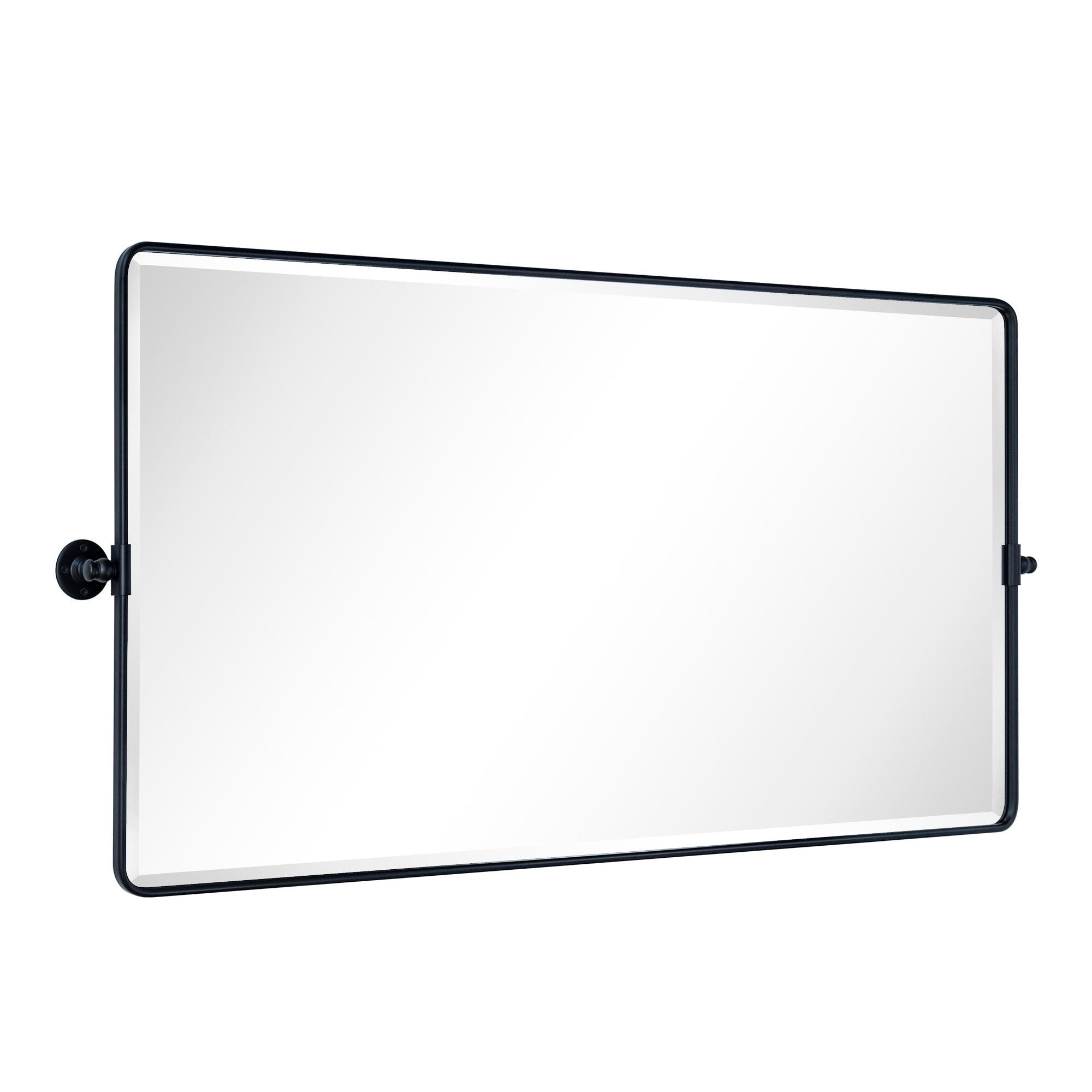 Miroir de salle de bain/de vanité biseauté horizontal TEHOME Lutalo