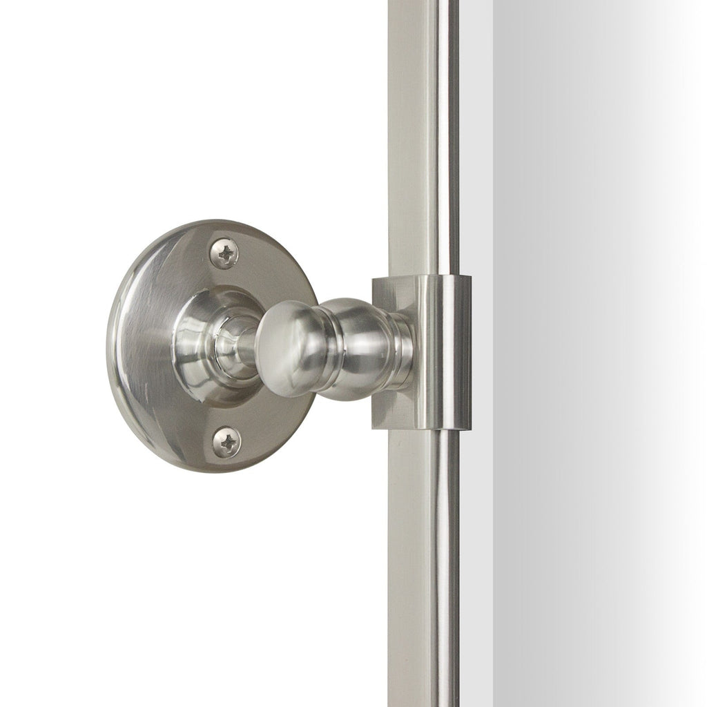 Miroir de salle de bain/de vanité biseauté horizontal TEHOME Lutalo